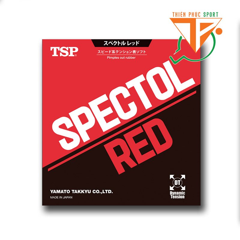 Mặt vợt TSP Spectol Red 1 Mặt vợt TSP Spectol Red