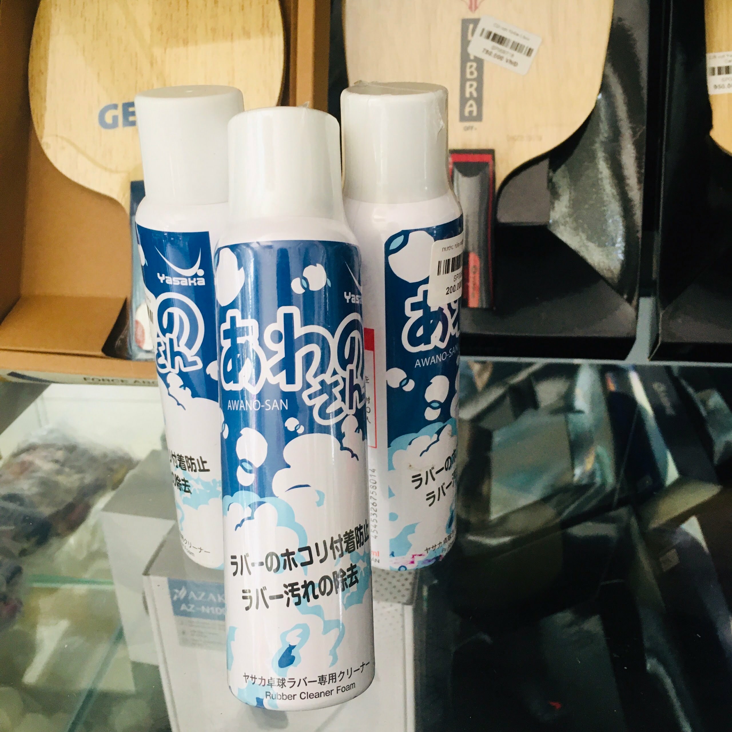 NƯỚC RỬA MẶT VỢT BÓNG BÀN DẠNG BỌT YASAKA JAPAN-RUBBER CLEANER FOAM 1 NƯỚC RỬA MẶT VỢT BÓNG BÀN DẠNG BỌT YASAKA JAPAN-RUBBER CLEANER FOAM