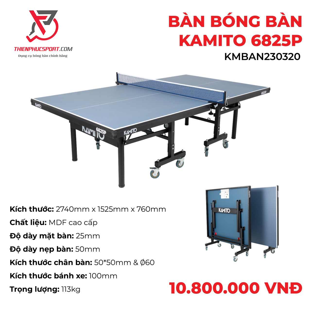 Bàn Bóng Bàn Kamito KM6825P 2 ban bong ban kamito 2